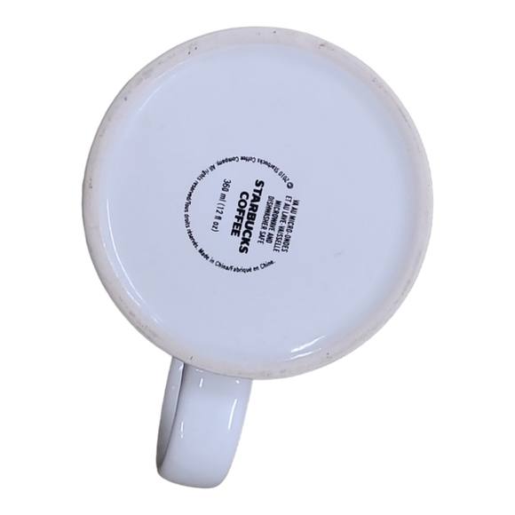 Starbucks Coffee Company Cup Mug 12 oz. 2010 Green est. 1971 Cafe Tea - Picture 8 of 8